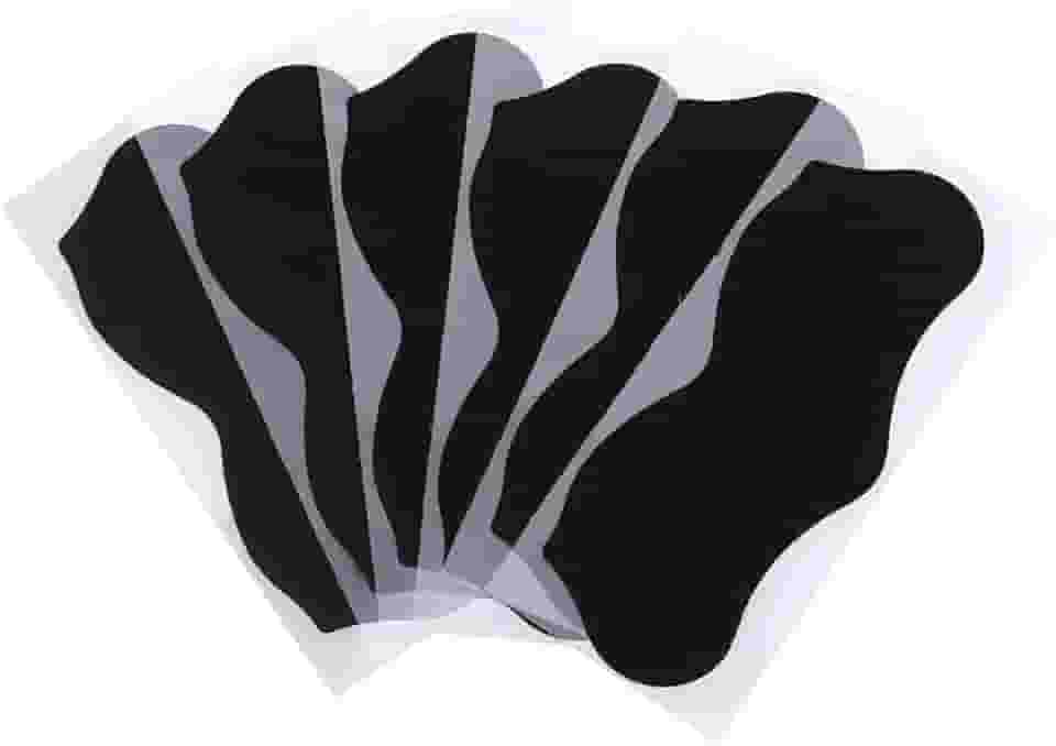 Lurrose 10 peças de tiras de cravo, removedor de poros de carvão, folha de limpeza profunda dos poros do nariz para mulheres, homens, rosto e pele do nariz (preto)