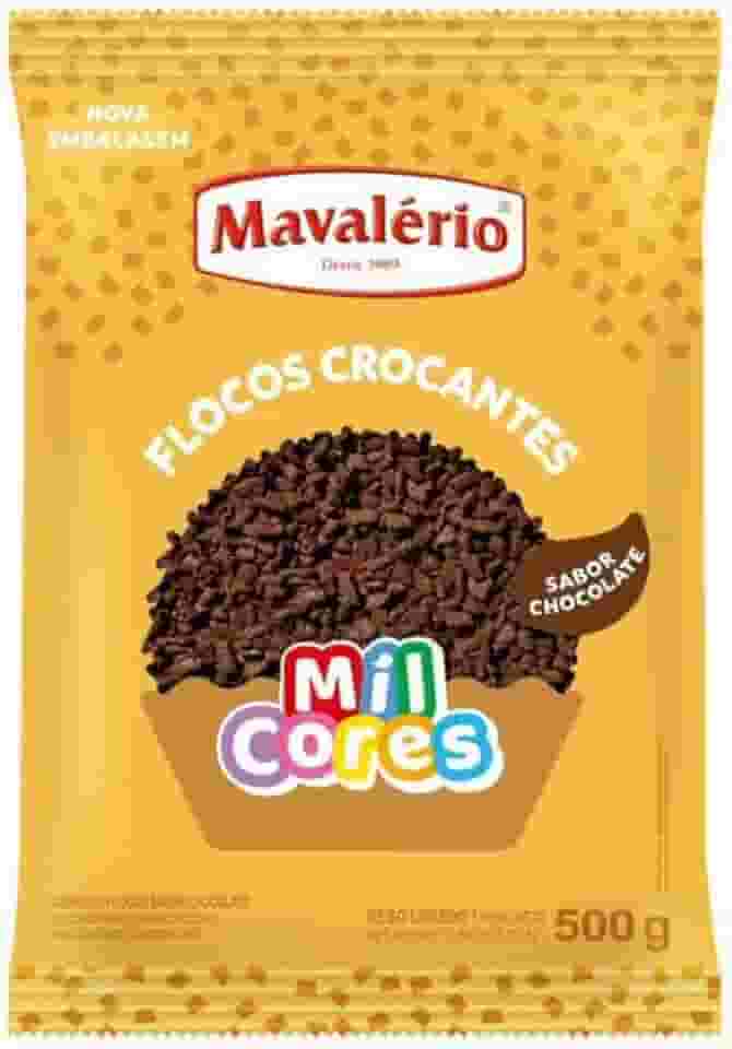 CROCANTE FLOCOS CHOCOLATE 500G MAVALÉRIO