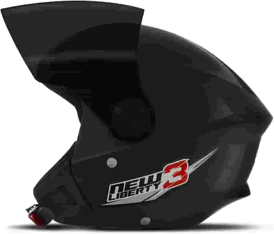 CAPACETE ABERTO PRO TORK NEW LIBERTY 3 SOLID PRETO TAM. 58 VIS. FUMÊ
