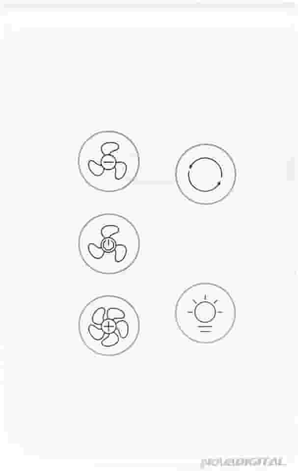 Interruptor Wifi Para Ventilador De Teto Exaustor Luz Smart Branco