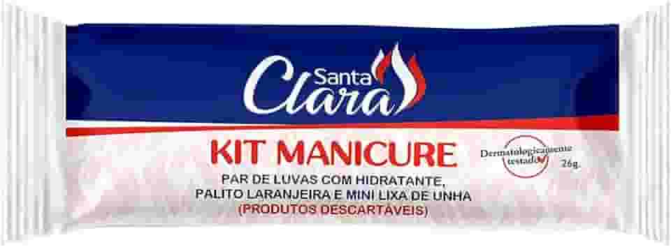 KIT MANICURE DESCARTÁVEL COM AMOLECEDOR - SANTA CLARA CÓD. 1451