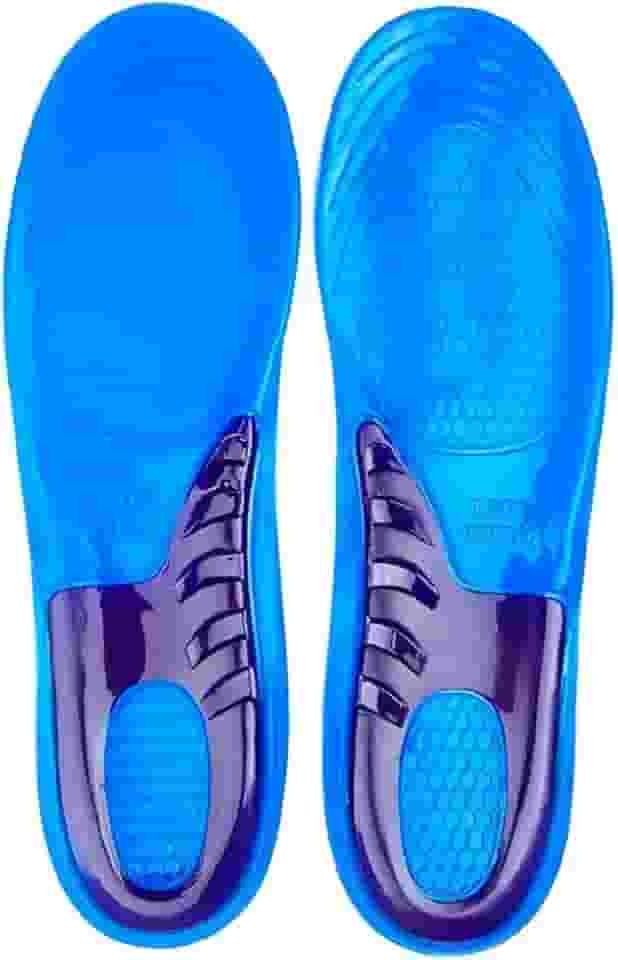 Palmilha Ortopédica de Silicone Anatômica Anti-Impacto, Alívio para Fascite Plantar, Esporão Calcâneo e Dores nos Pés, Tamanhos 36 ao 44 – H2F STORE (L - 39 a 44)