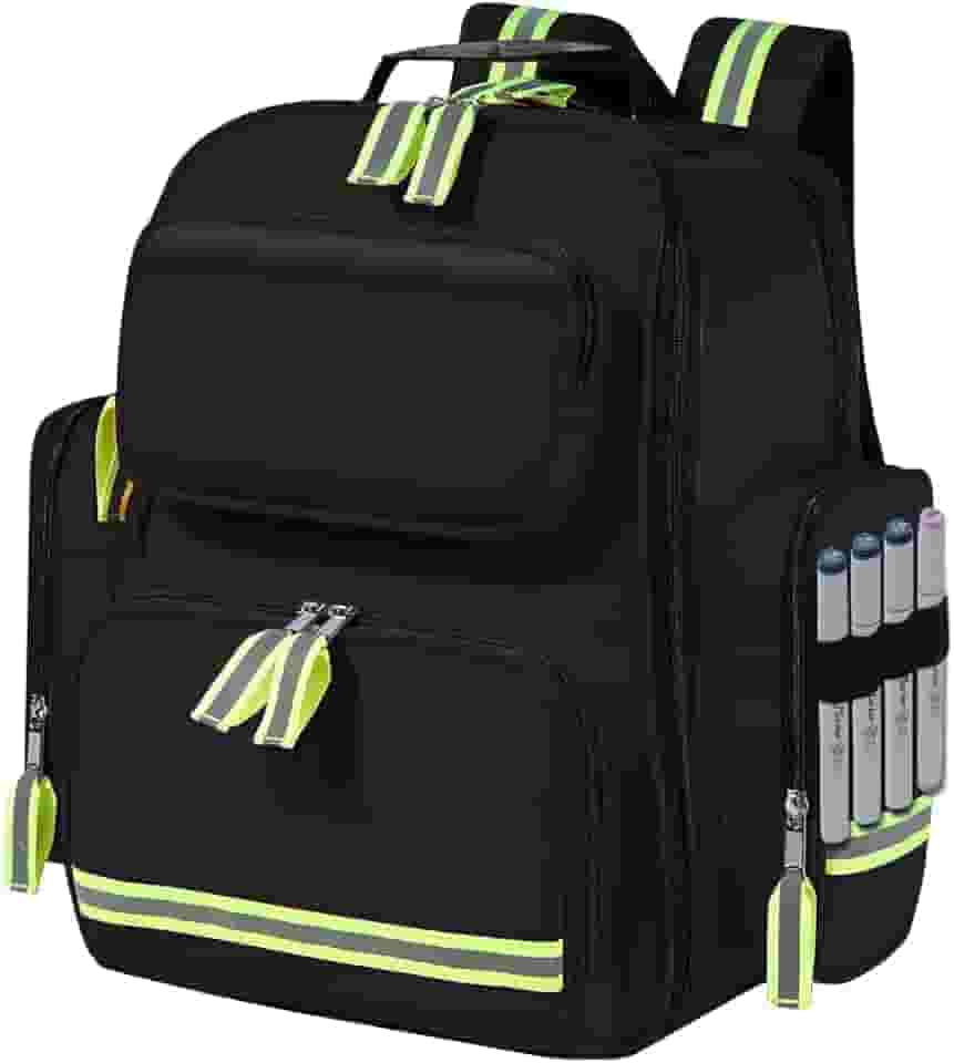 Gatycallaty Mochila de primeiros socorros de emergência médica vazia à prova d'água bolsa de sobrevivência bolsa de trauma para enfermeiras casa carro