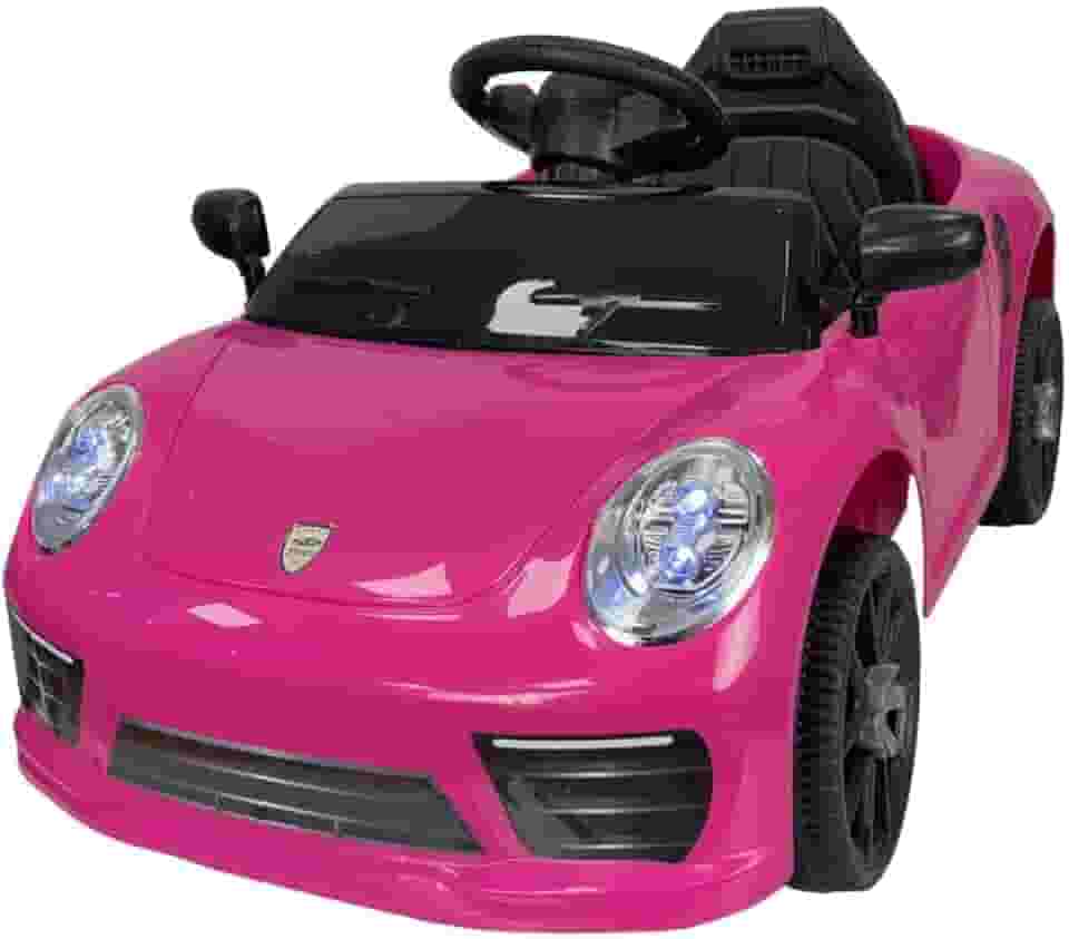 Zippy Toys Carro Elétrico Compact com Controle Remoto 6V, Rosa