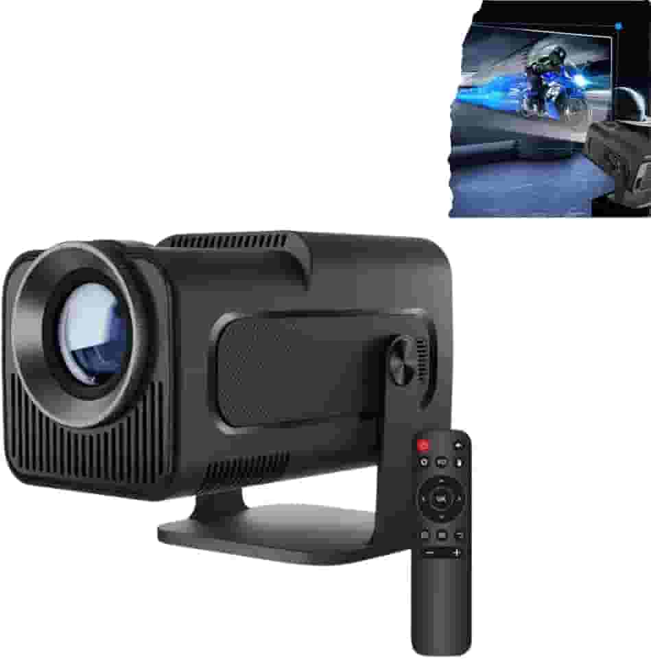 P320 Projetor Android FHD WiFi 6 BT 5.2, Rotativo 180°, Auto Correção Trapezoide, Mini Projetor Portatil para Celular/TV Stick/PC