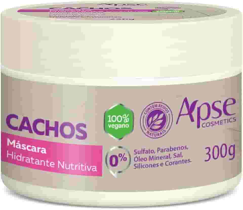 Máscara Hidratante Nutritiva Cachos 300G, Apse Cosmetics