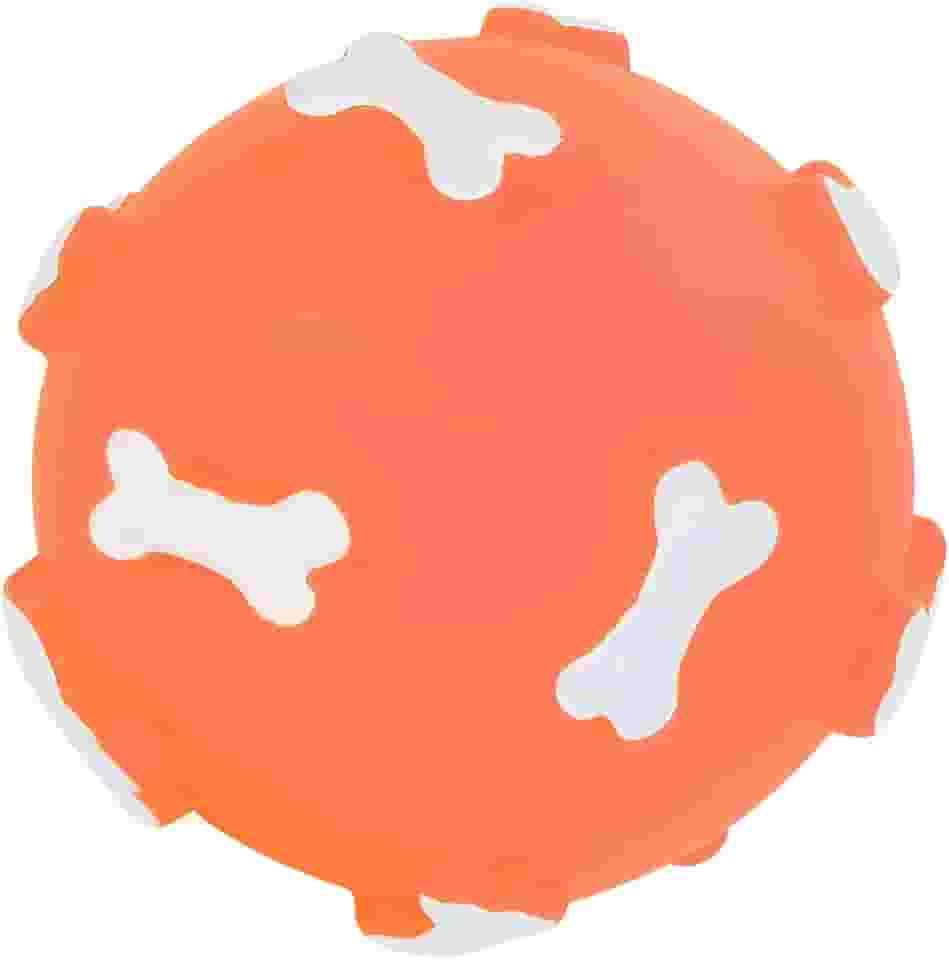 Tnfeeon Bola para Mastigar para Cães, Alívio da Ansiedade de Separação, Brinquedo para Limpeza de Dentes, Pontas Macias para Mastigação Segura, Vinil Não Tóxico, Brinquedo para Mastigar Durável para