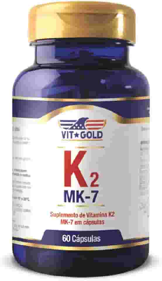 Vitamina K2 MK-7 100mcg Vitgold 60 cápsulas
