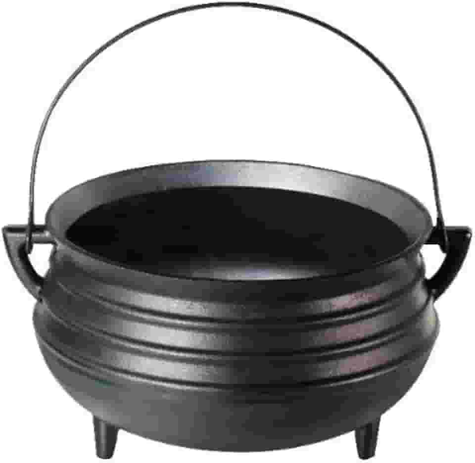 Mini Panela Tripé Caldeirão Ferro Fundido Sem Tampa 600 ml Santana