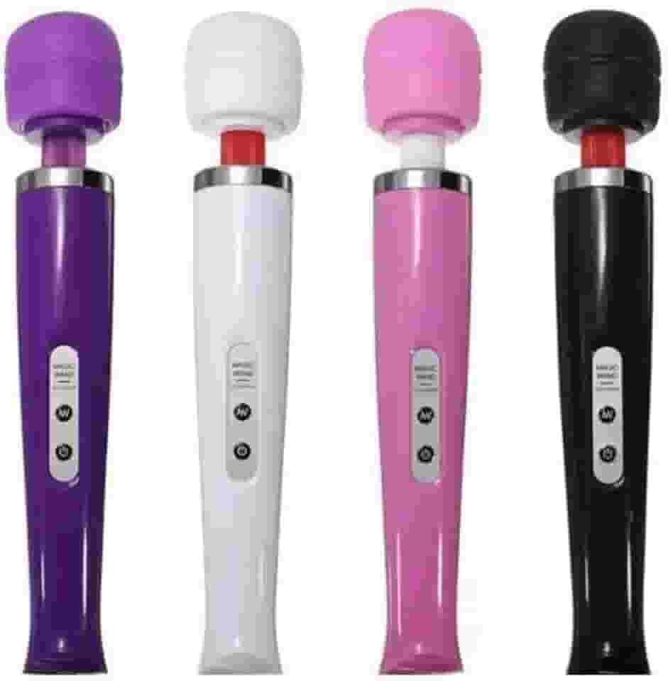 Varinha Magica recarregável 10 vibrações com cabeça flexível