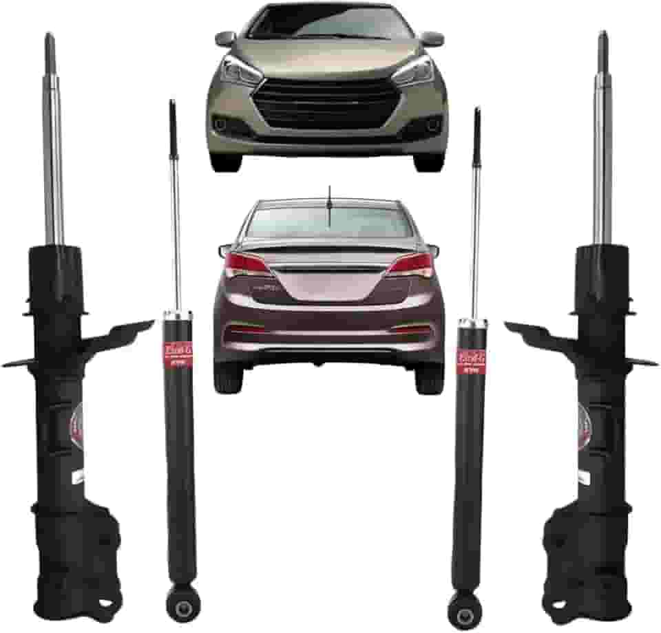 Jogo De Amortecedor Kayaba Dianteiro E Traseiro HB20 E HB20S 2012 A 2019