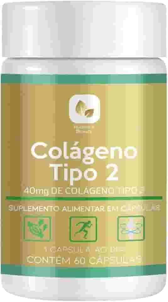 Colageno Tipo 2 40mg Saúde Articular, Alívio, Flexibilidade, Articulações e Cartilagens Saudáveis Original Nutreace Beauty 60 Capsulas