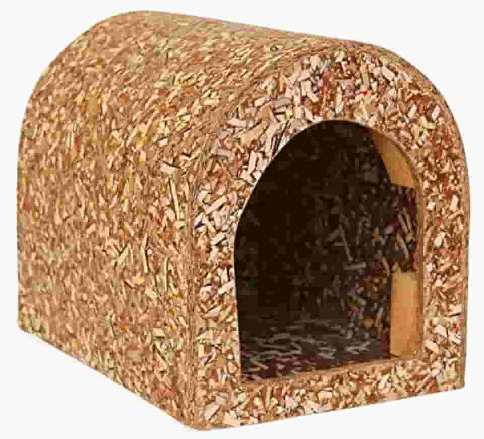 Casinha de Roedor Recriar Pet Ecológica para Mini Coelho e Chinchila