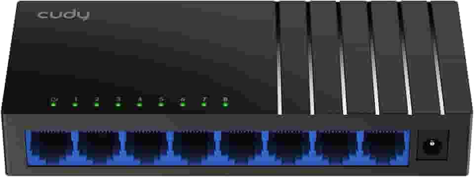 SWITCH CUDY 8 PORTA PRETO MODELO GS108D