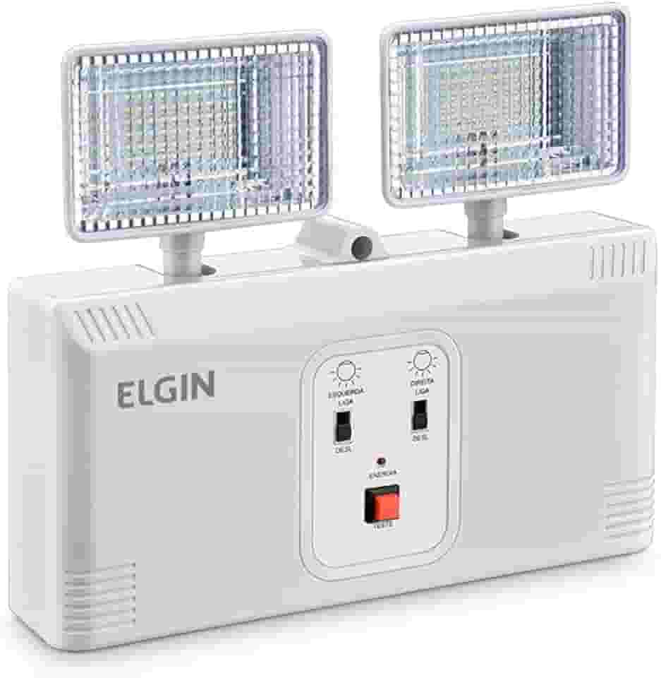 Luminária De Emergência 16w 6500k Tipo Bloco Bateria até 6 horas Luz Branca Fria