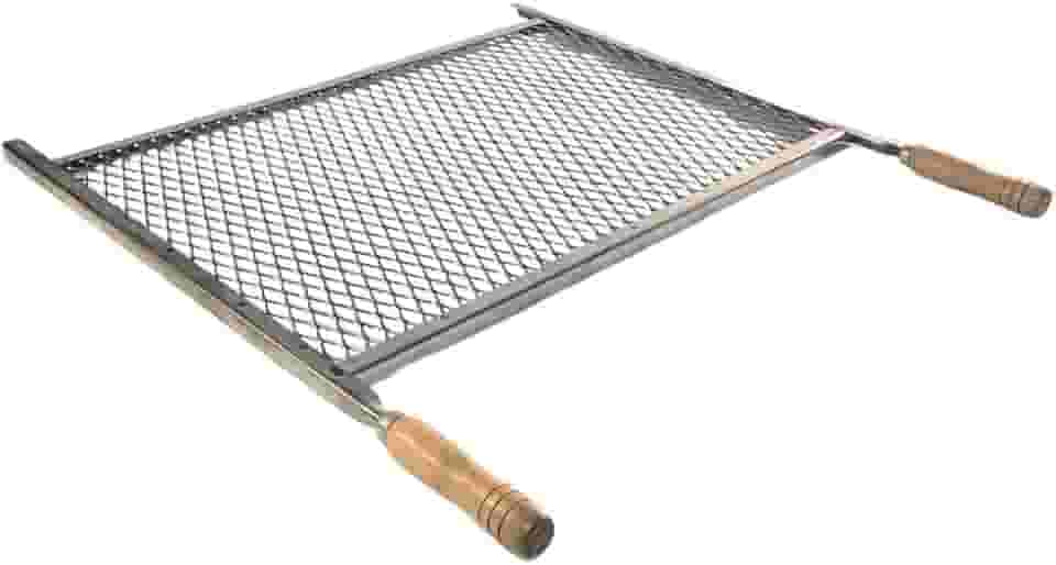 Grelha Para Churrasqueira Em Tela Goyana Aço Inox 60x40