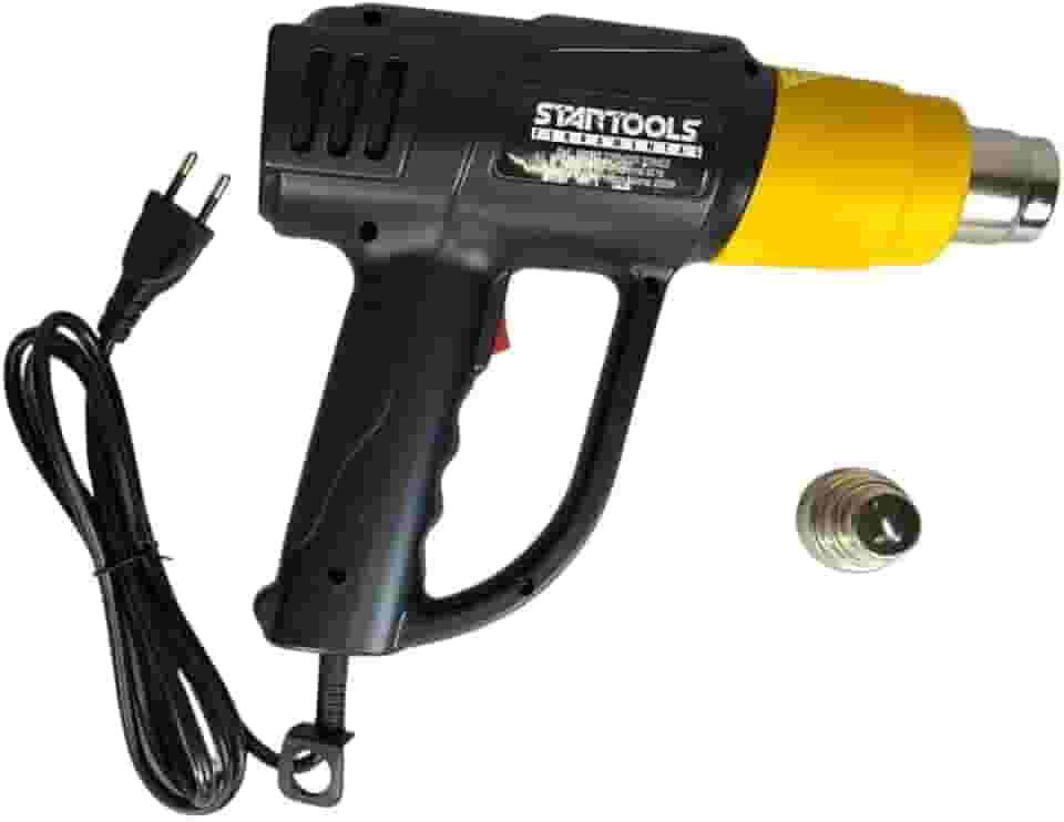 Soprador Térmico 2000W, 127V, Controle de Temperatura até 650°C, Motor com Dupla Isolação, Design Pistola com Empunhadura Ergonômica, Bico Removível, 700g