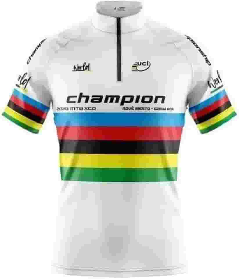 Camisa Ciclismo Masculina Roupa para Ciclista Bike Bicicleta Cor:Branco;TAMANHO:M