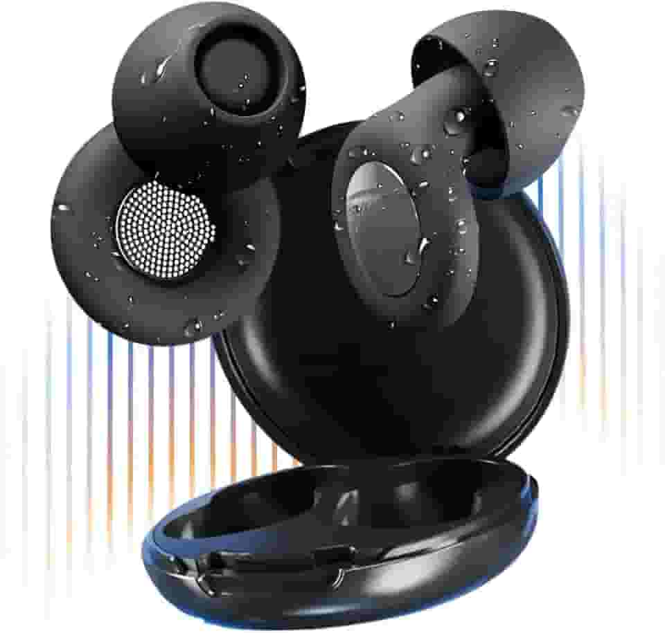 Abafador Ruido Fone Protetor Auricular Autismo Tdah Silicone confortável Sensibilidade Sonora abafador de som criança e adulto confortável maleável flexivel preto