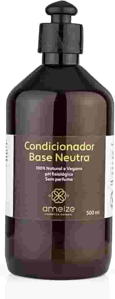 Ameize Condicionador de Cabelo Natural Vegano Sem Perfume 500 ml