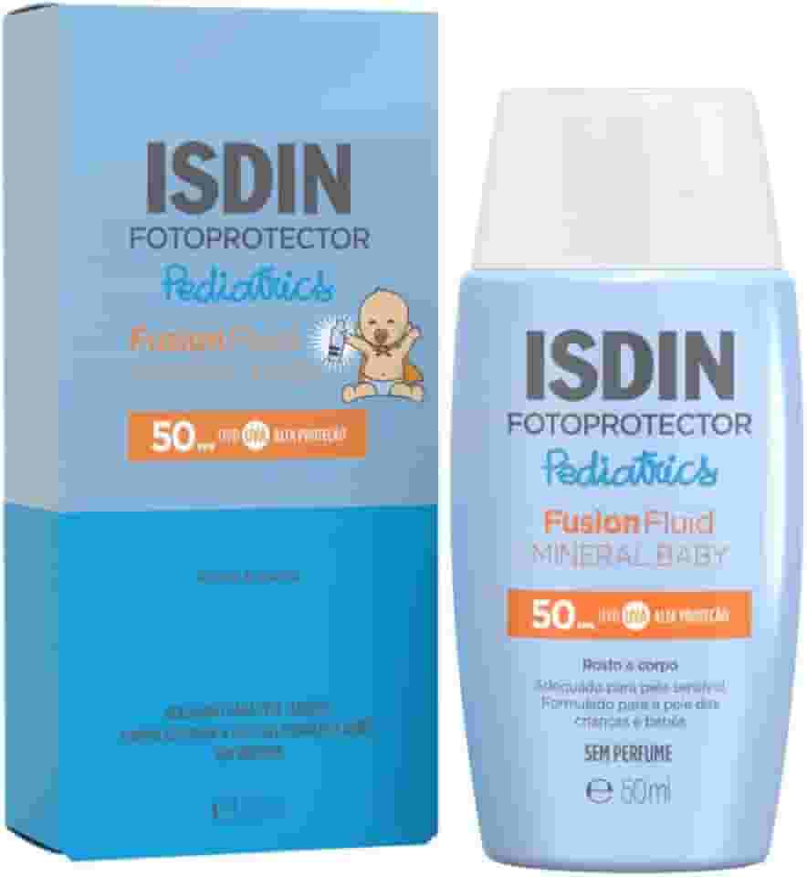 ISDIN Protetor Solar Infantil Fusion Fluid Mineral Baby FPS 50-50ml