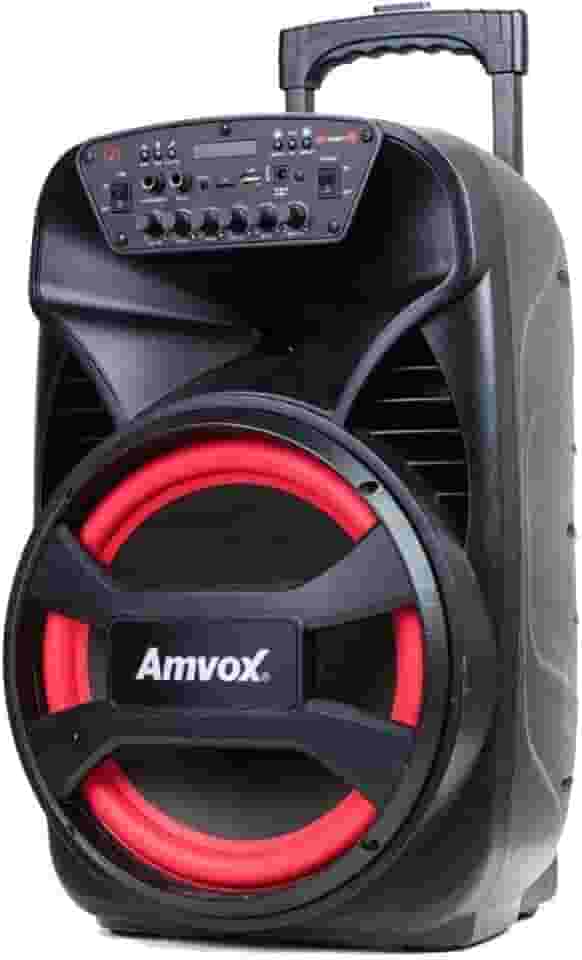 Amvox Caixa de Som Amplificada ACA 480 Viper II - 480W RMS, Bluetooth, Equalizador, Rádio FM, USB