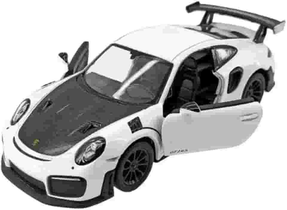 Miniatura Porsche 911 Carrinho Ferro Coleção Fricção Abre as portas (911 branco)