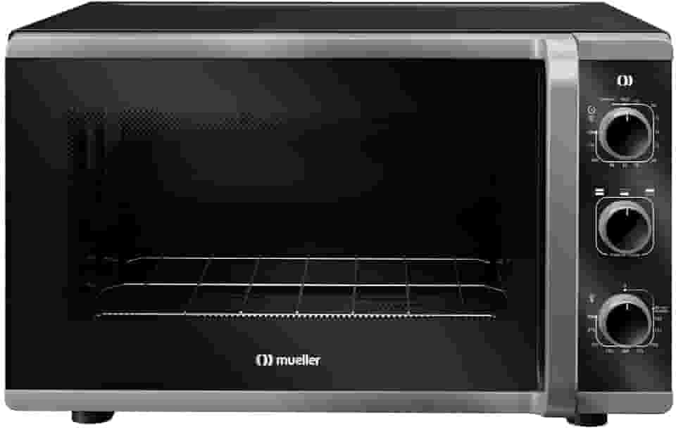 Forno Elétrico de bancada Mueller 50 litros e 3 Modos de Assar MFB50K 220V Preto