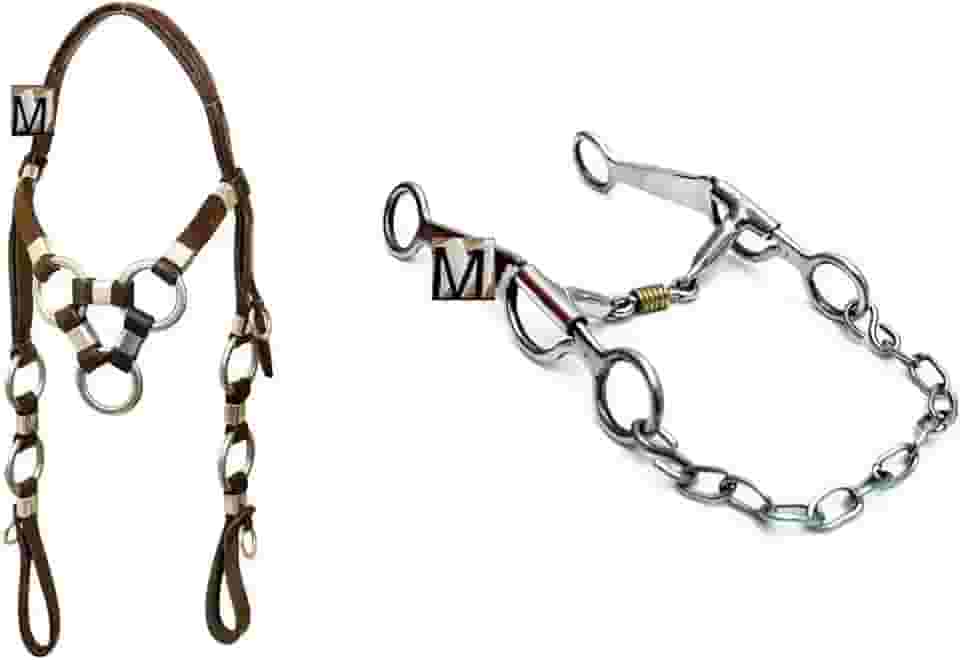 Cabeçada 3 Argola E Freio Fernandinho Para Cavalo