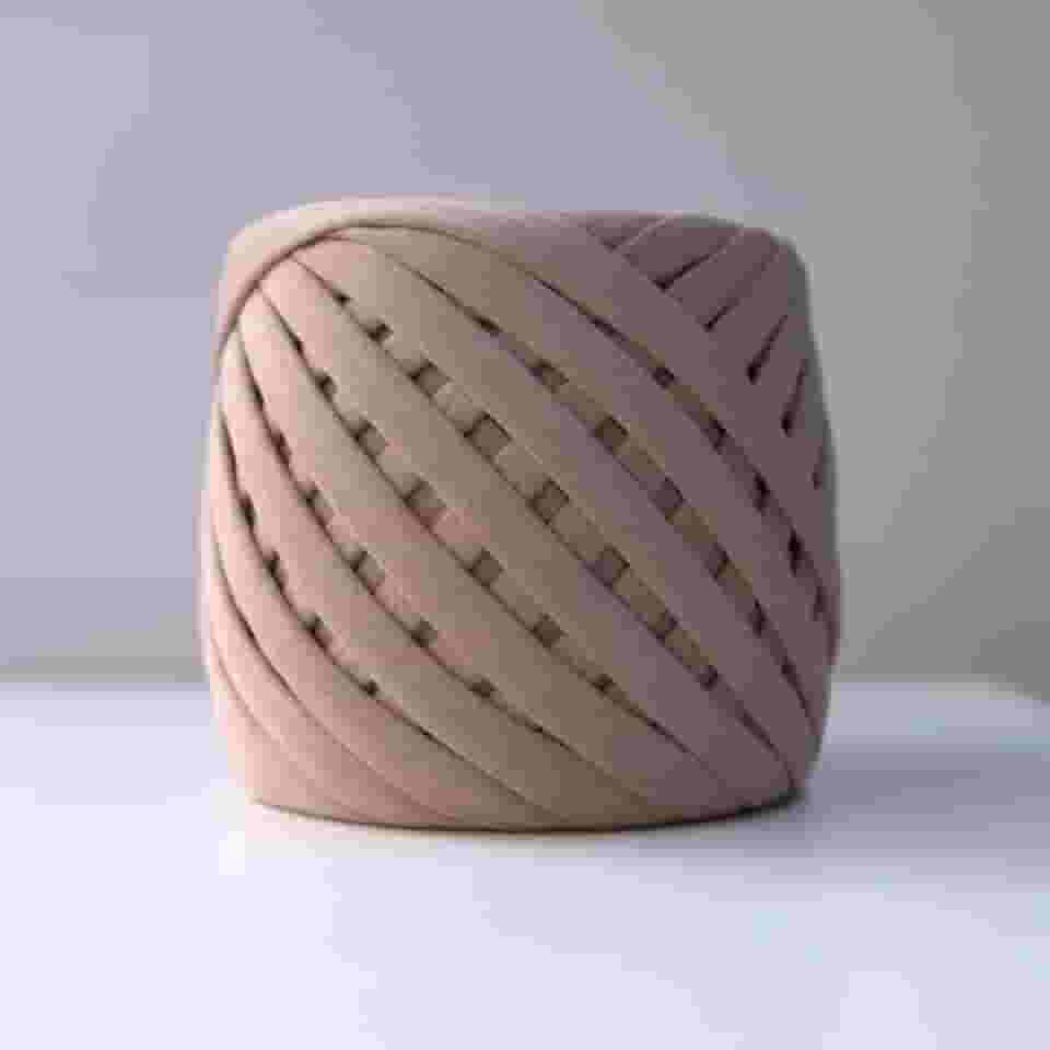 Fio de Malha Dalia Premium 500g – Espessura 33mm, Anti-Pilling, para Crochê, Tricô e Bolsas Artesanais (8012-Caramelo)