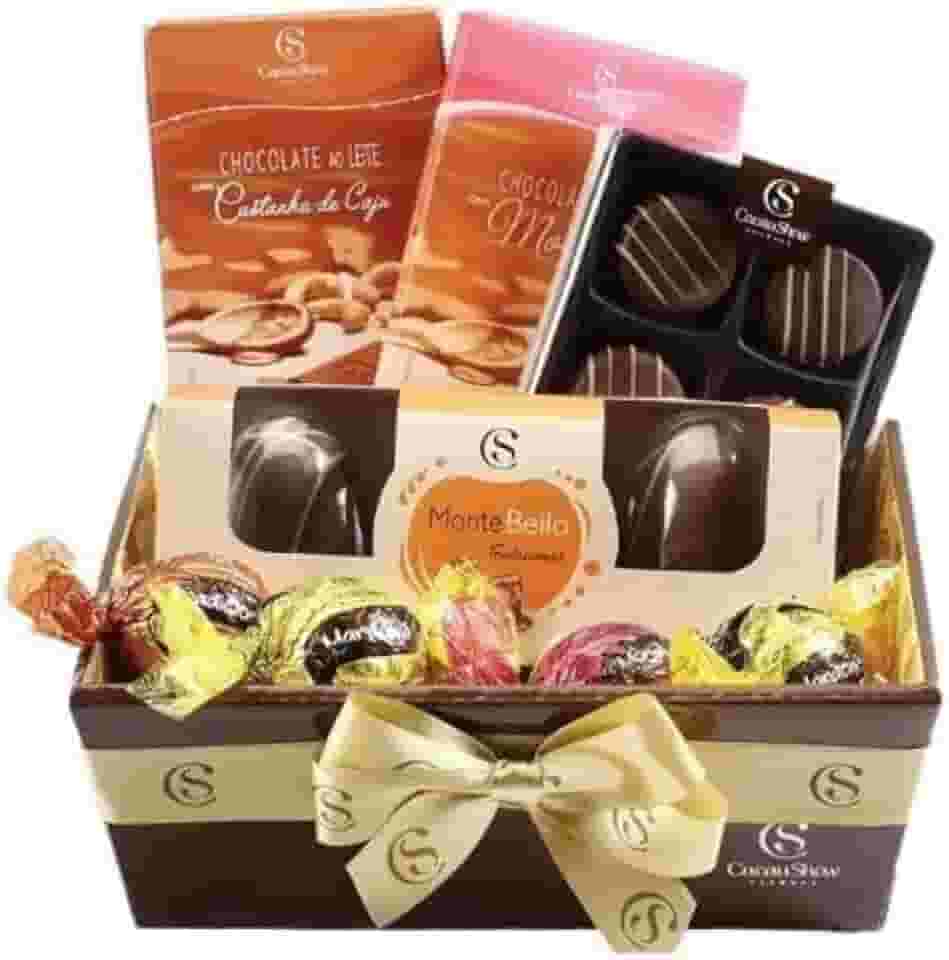 Cesta de Chocolates Para Presente Cacau Show (8 Chocolates)