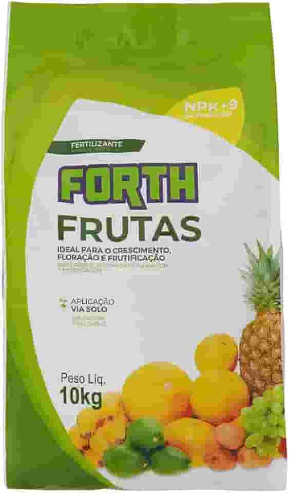 Forth Frutas, Fertilizante, Adubo para Plantas Frutíferas, Nutritivo, Micronutrientes, NPK, Saco, 10kg