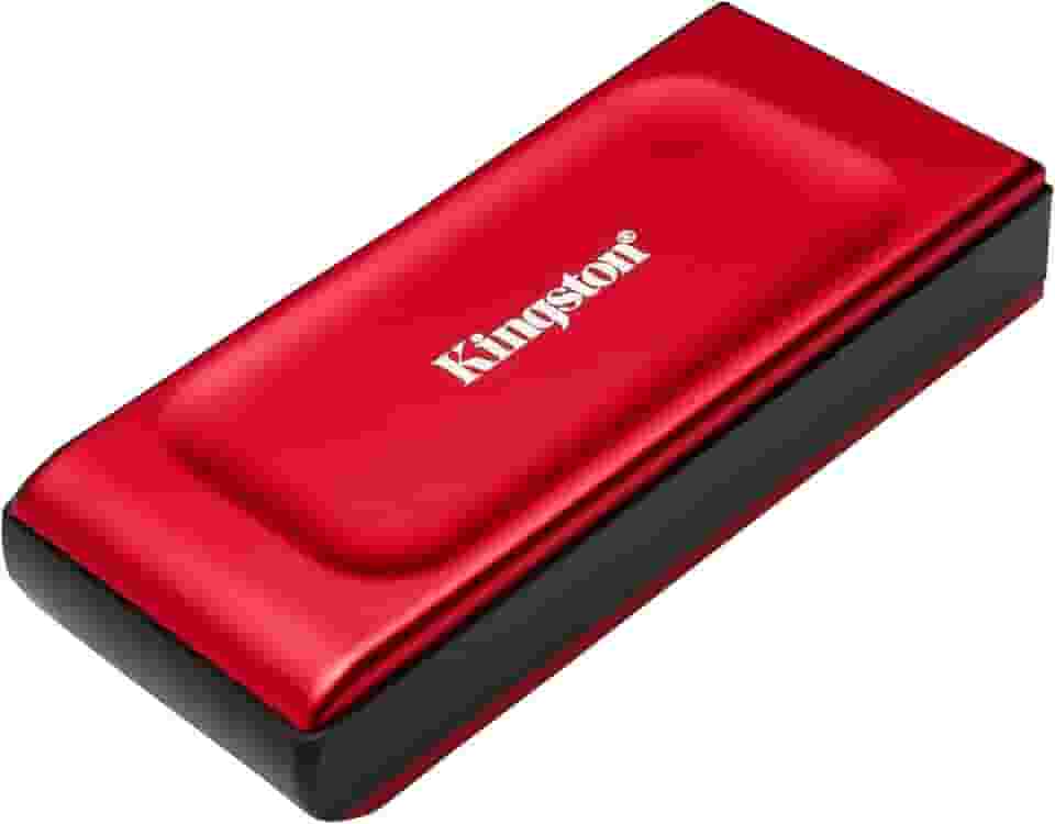 SSD EXTERNO KINGSTON 1TB USB 3.2 VERMELHO SXS1000R/1000G