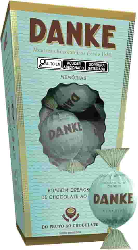 Bombom ao Leite Danke Memórias Caixa 72g