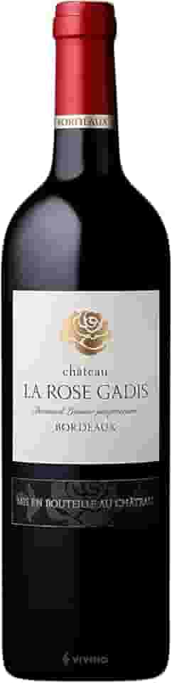 Vinho Tinto Francês Bordeaux Chateau La Rose Gadis 750ml