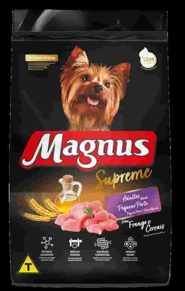 Adimax Ração Para Cães Adulto Magnus Supreme Porte Pequeno Frango E Cereais 1Kg