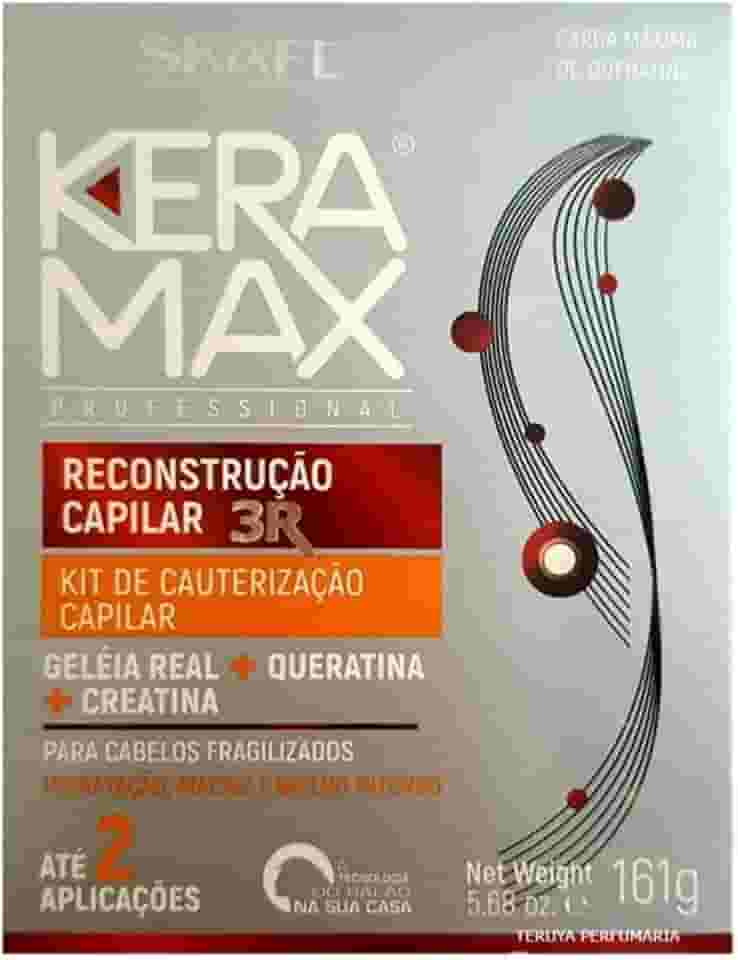 Skafe Kit De Cauterização Keramax 02 Aplicações 161 Ml Multicolorido