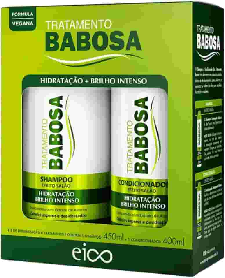 Eico Kit Tratamento Babosa Shampoo 450ml + Condicionador 400ml