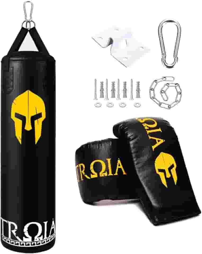 SACO DE PANCADA PROFISSIONAL + LUVA + SUPORTE (120)