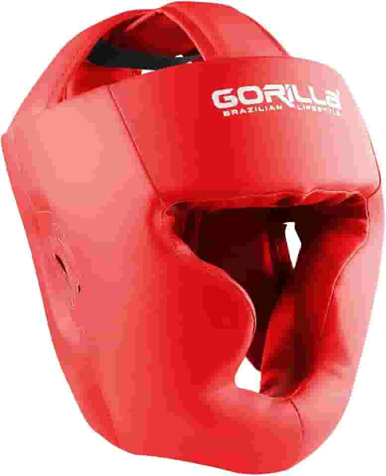 Capacete Boxe Muay Thai Protetor de Cabeça Confortável Resistente Artes Marciais MMA Gorilla