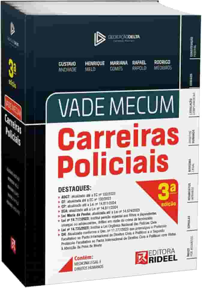 Vade Mecum Carreiras Policiais - Dedicação Delta - 3ª Edição (2024)