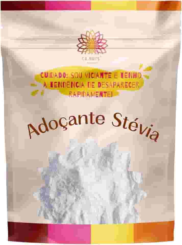 Stévia em Pó Premium Ca.Nuts | Linha especial de Adoçantes Naturais (500g)