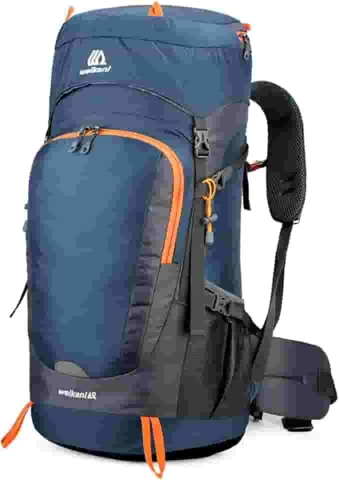 ERYUE mochila de caminhada,Mochila de caminhada 65L resistente à água com capa de chuva Mochila de viagem esportiva ao ar livre para camping escalada montanhismo