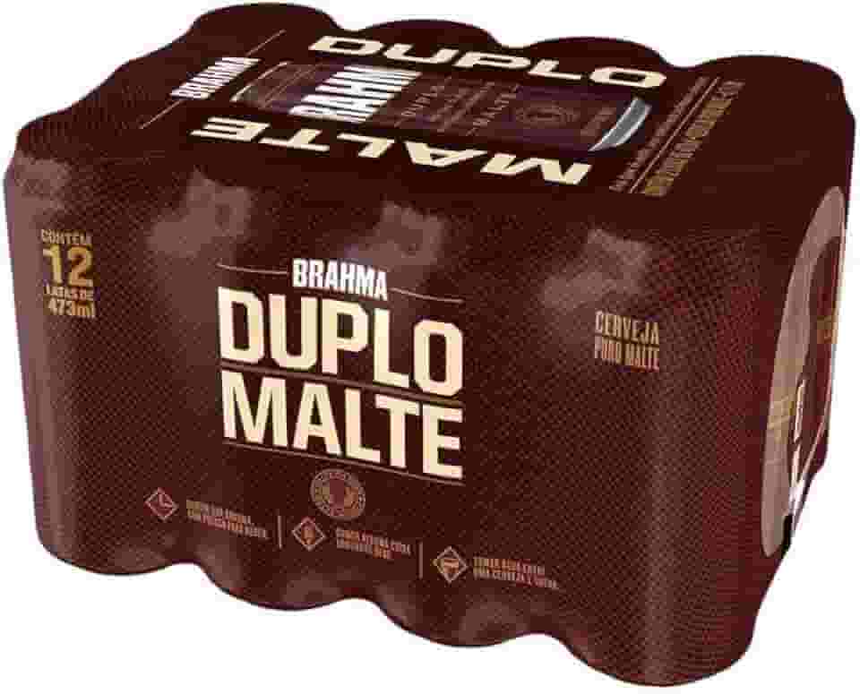 Pack de Brahma Duplo Malte 473ml , 12 Unidades