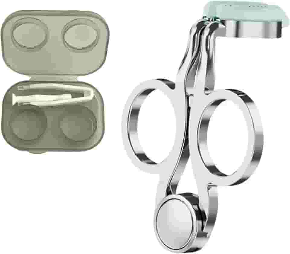 Ferramenta aplicadora e removedora de lentes de contato, auxílio de inserção de ponta macia