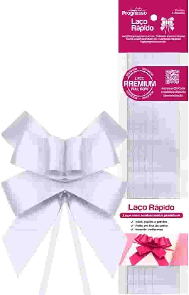 Laco Pronto Liso 22Mmx44Cm Cetim Branco Pct Com 05 111752