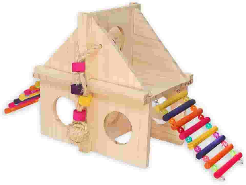 Parquinho Casinha Brinquedo Para Roedores Hamster Gerbil
