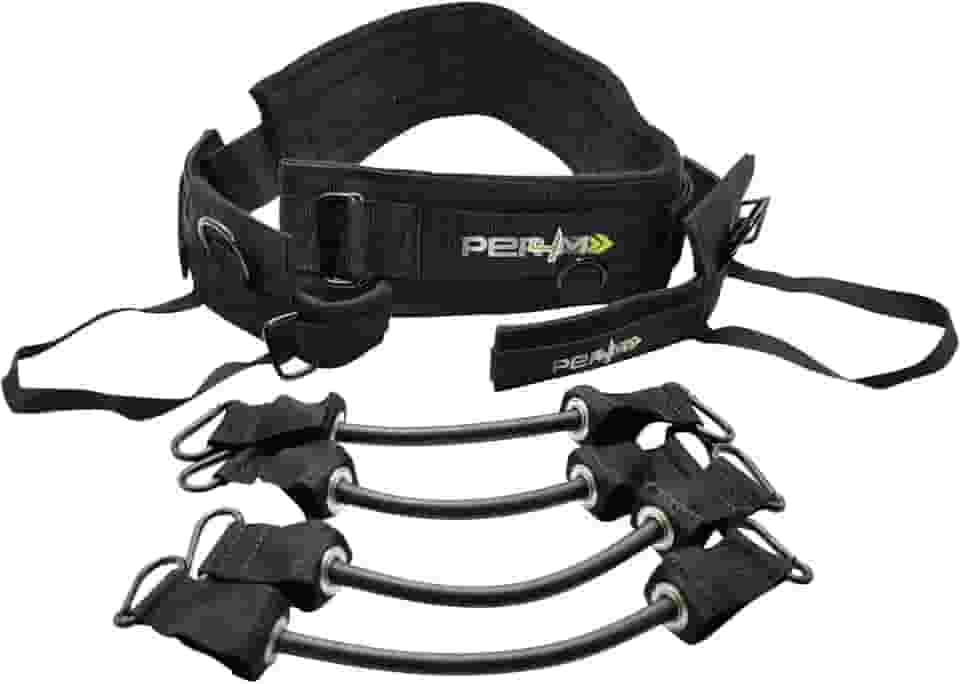 PER4M Jump Trainer para treinamento atlético e de resistência, preto