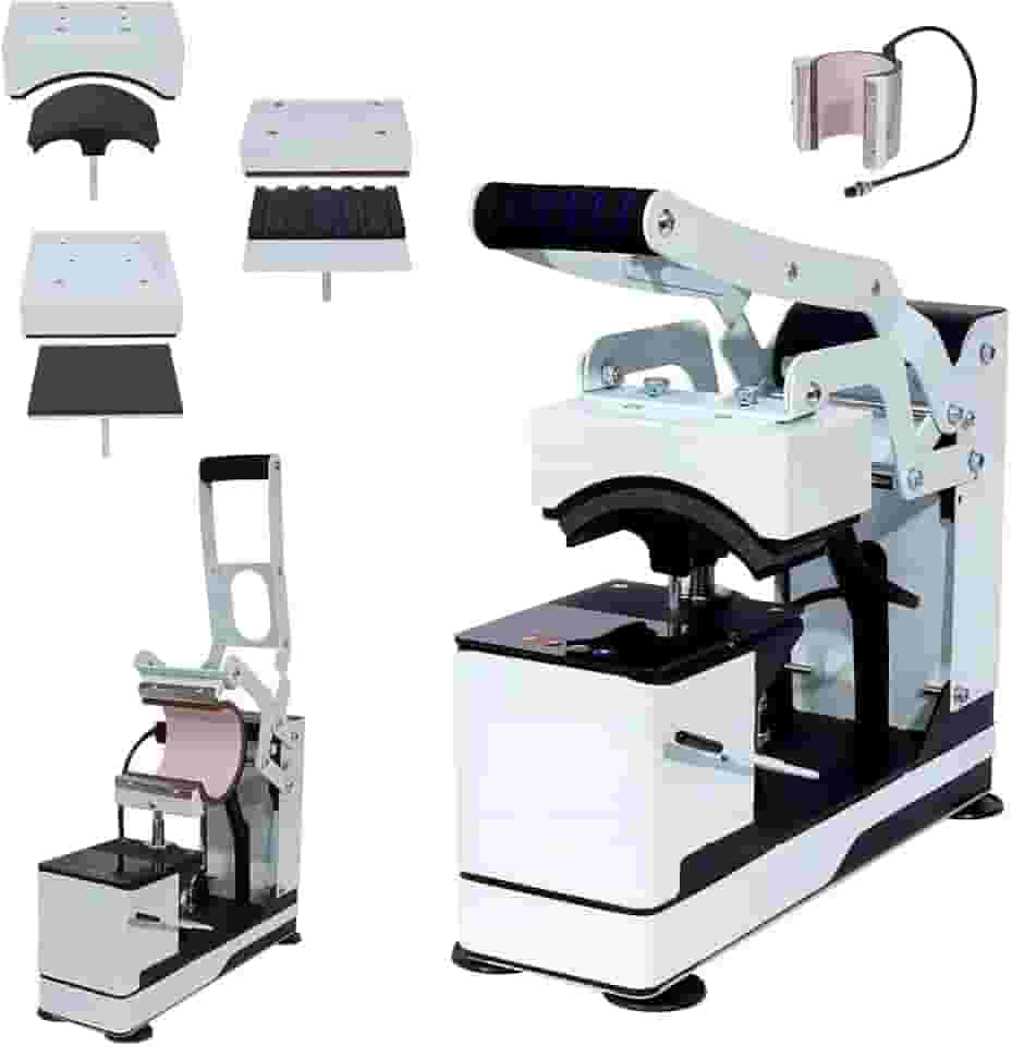 Maquina De Estampar Camisa Prensa Termica Sublimação Para Boné 4 Em 1 (127V)