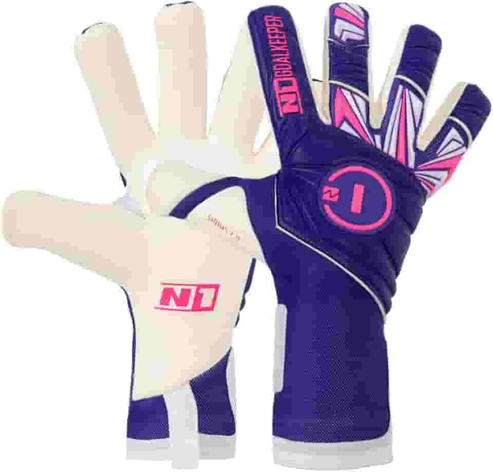 Luva de Goleiro Campo e Society Profissional N1 Sirius Cor:Purple, Tamanho:11